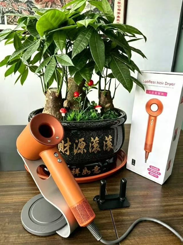 Family Use Bladeless Negative Ion Hair Dryer, High Speed Powerful Wind Blow Drye 